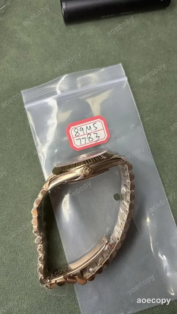 激安 ロレックス デイデイト ローズゴールド ウォッチ N級品 89M57783 No.0141