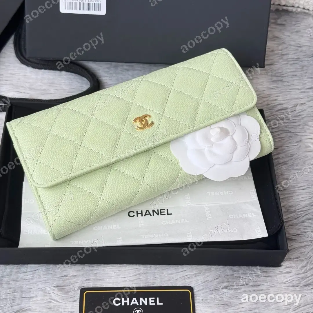 激安 シャネル クラシック フラップ グレインレザー ロングウォレット N級品 No.0088