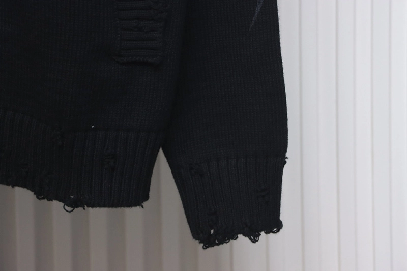 Flame Totem Zip-up Cardigan