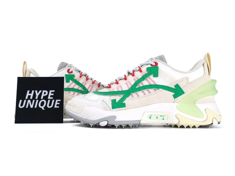 Off-White ODSY-2000 Low Top Sneakers – White Green