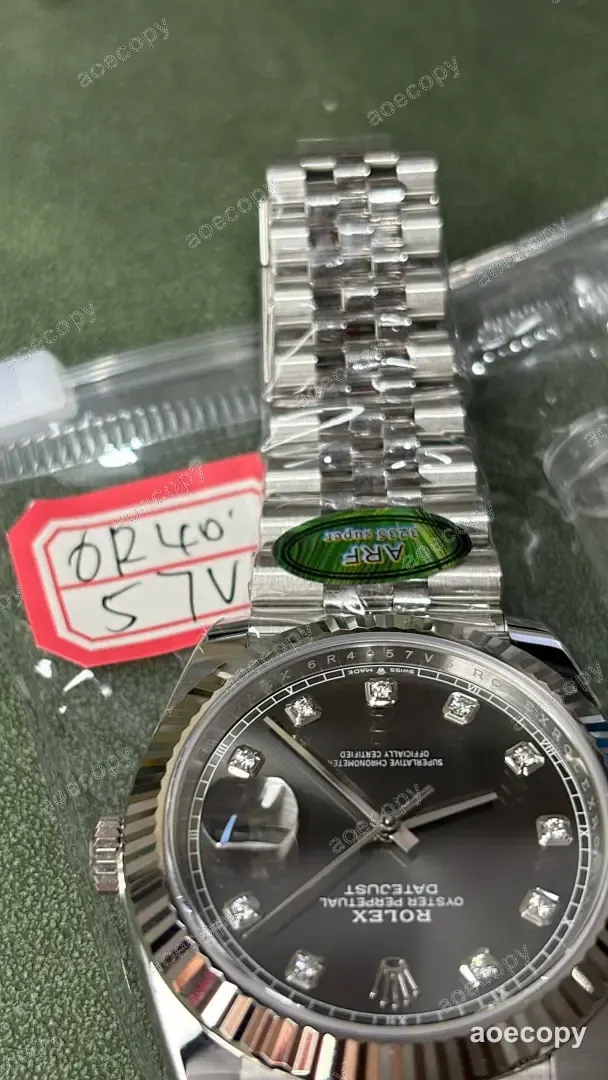 大人気★ ロレックス デイトジャスト グレー ウォッチ N級品 6R4057V6 No.0004