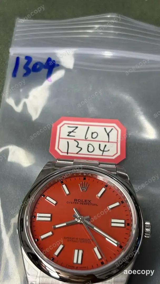 新作 ロレックス オイスターパーペチュアル レッド ウォッチ コピー Z10Y1304 No.0069