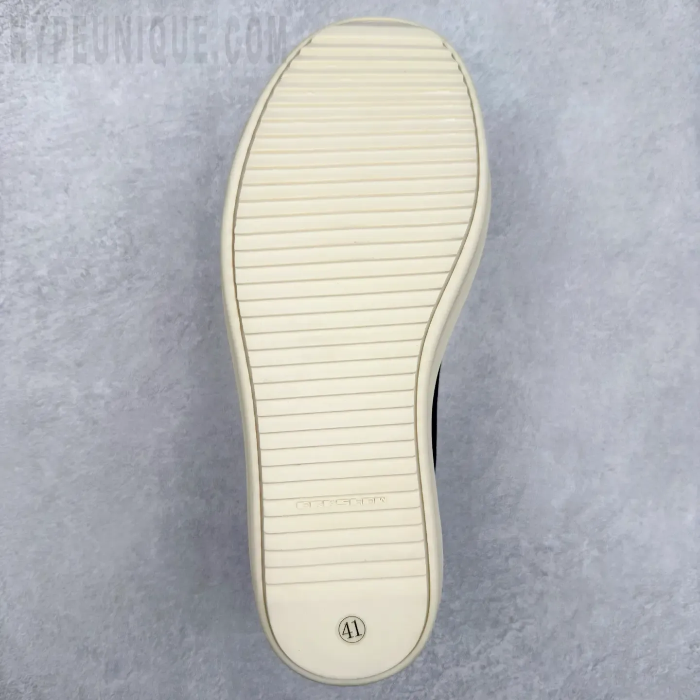 the white outsole
