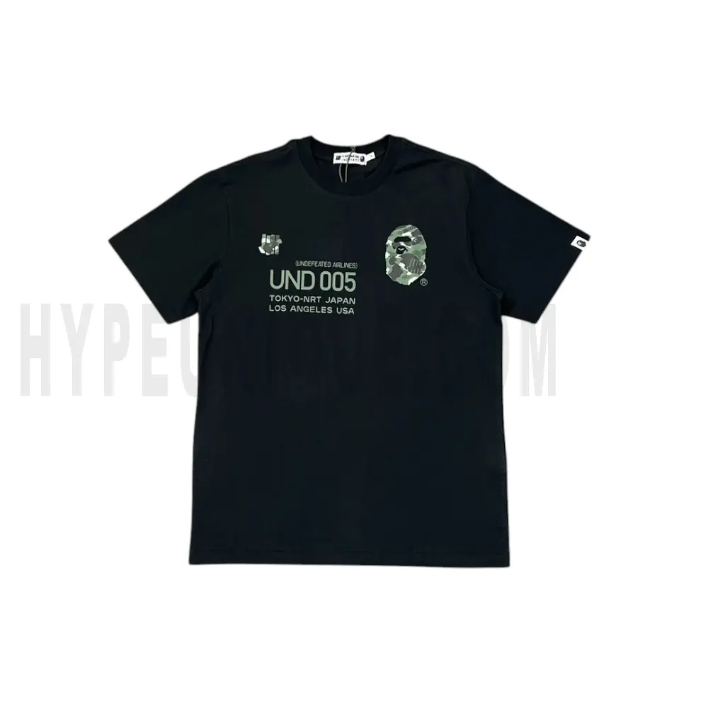 The front of the black clothes