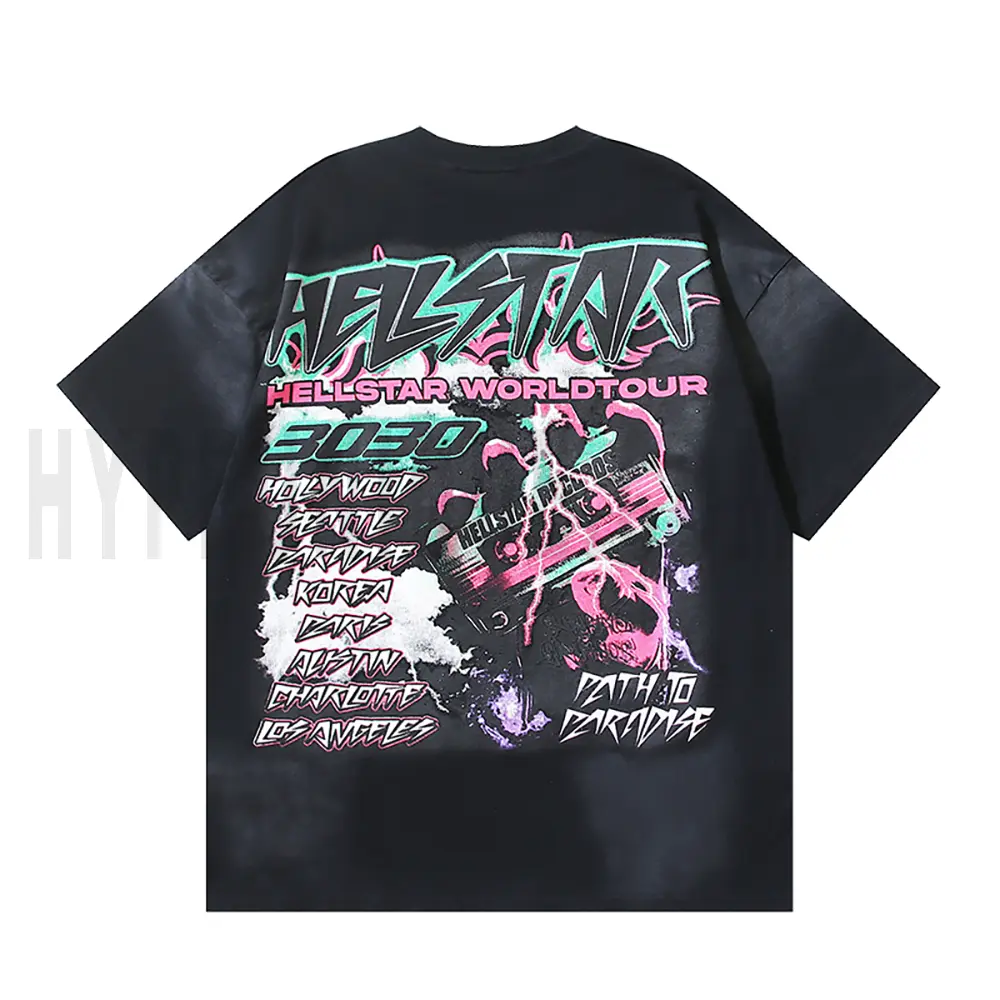 The back of the black clothes