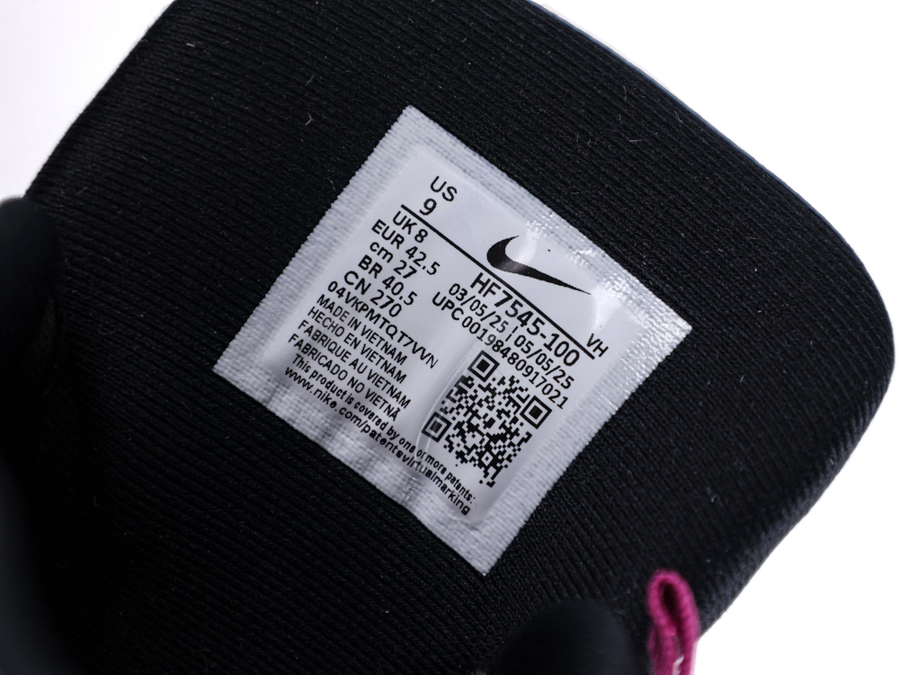the size label
