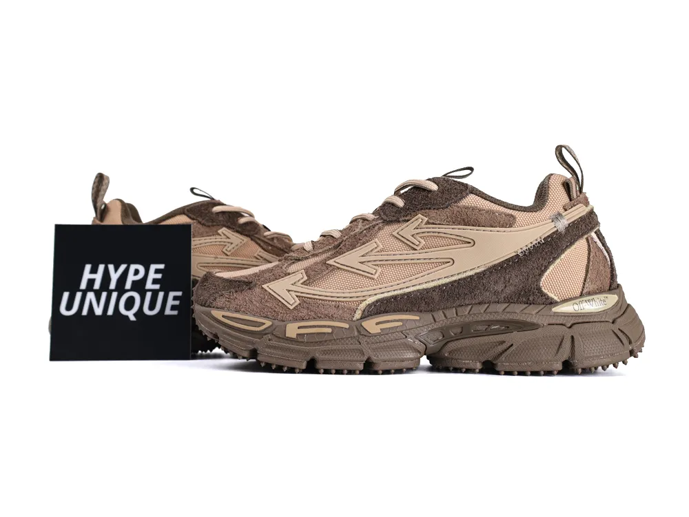 Off-White Be Right Arrow Sneaker Coffee Brown