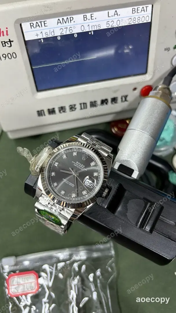 大人気★ ロレックス デイトジャスト グレー ウォッチ N級品 6R4057V6 No.0004