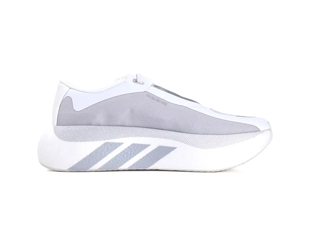 Right Side View of Adidas Hyperboost Edge M Cloud White Light Solid Grey Silver Metallic