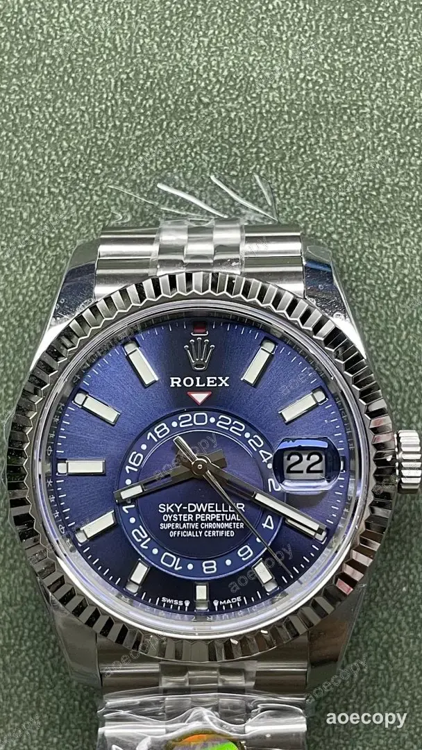 大人気★ ロレックス ブルー ウォッチ 偽物 35UR7962 No.0081