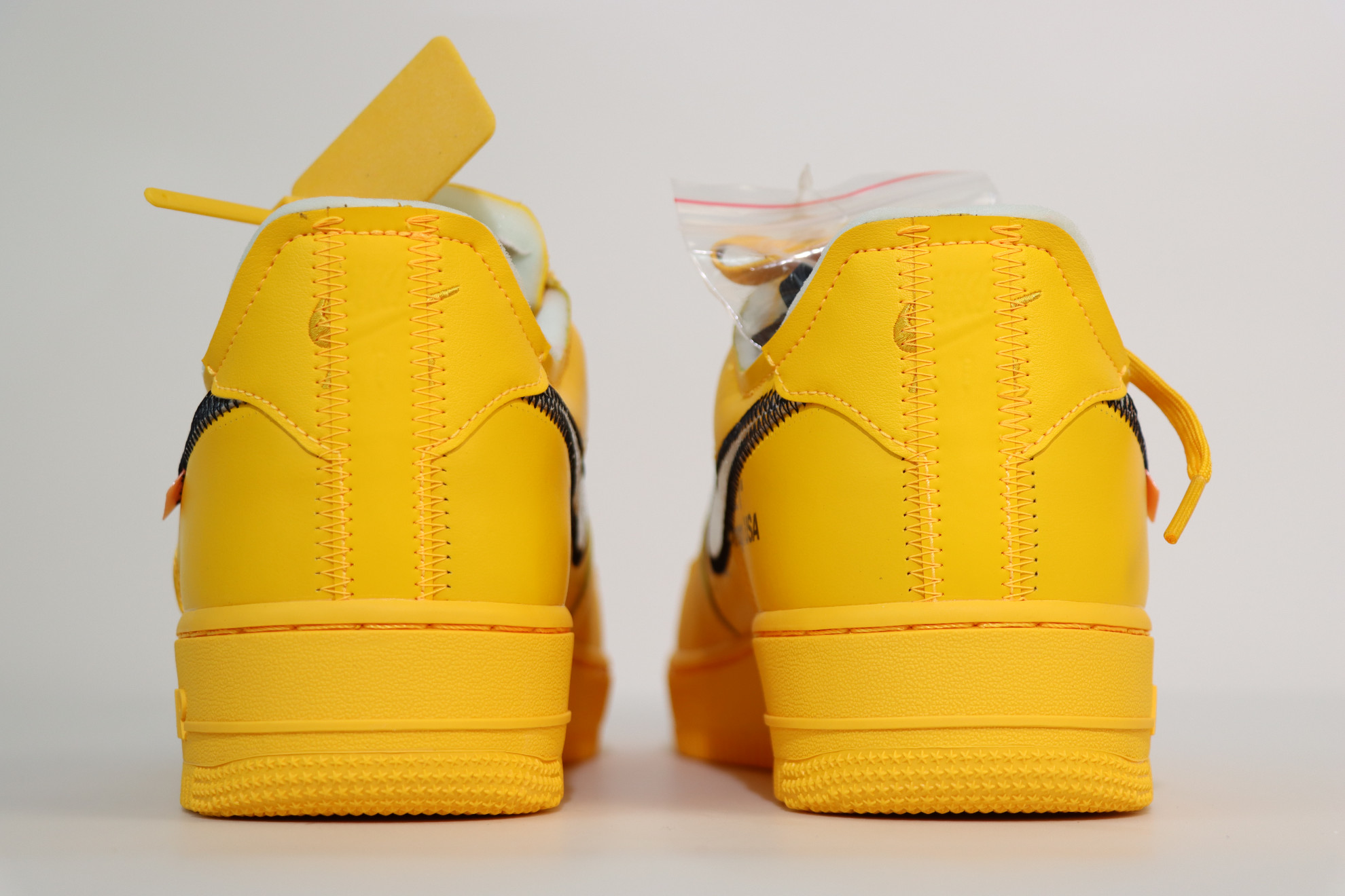 Off-White x Nk Air Force 1 “University Gold” Replica