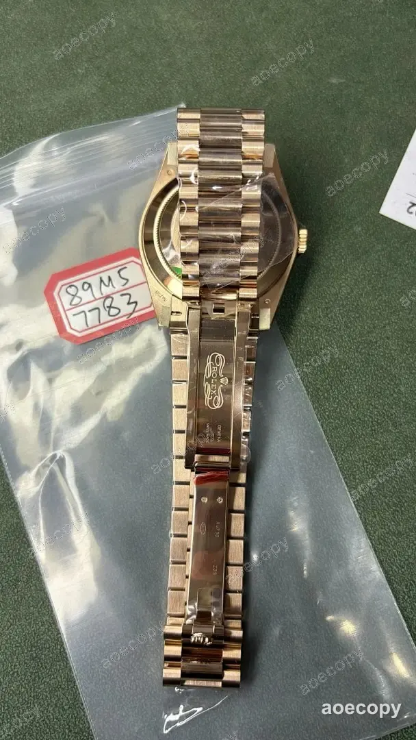 激安 ロレックス デイデイト ローズゴールド ウォッチ N級品 89M57783 No.0141