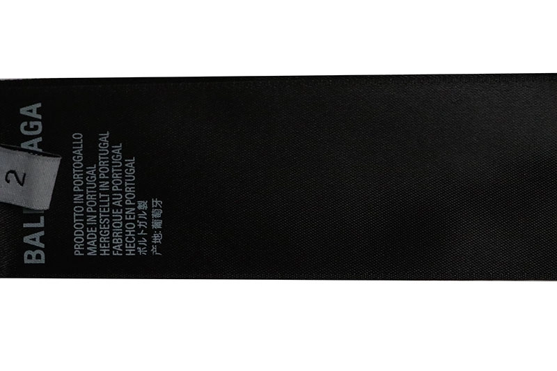 Balenciaga Classic Black White Letter Logo Print T-shirt