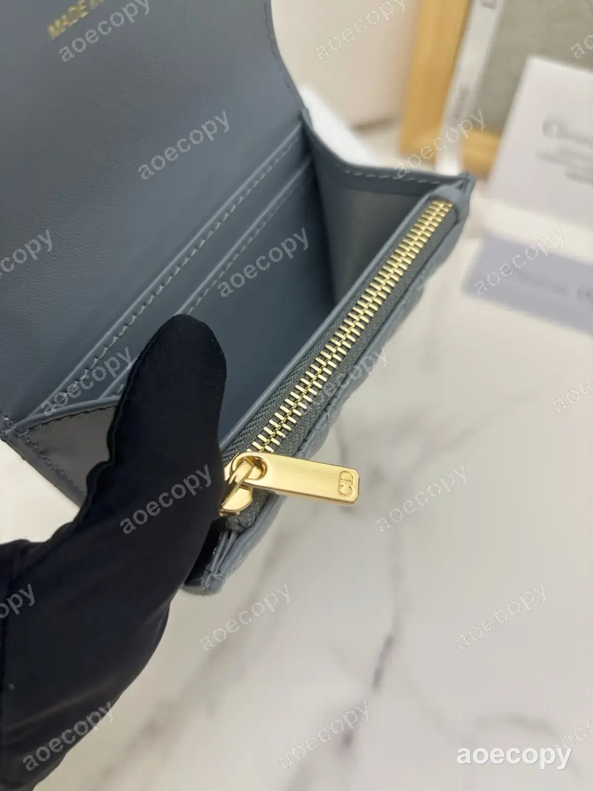新作 ディオール レザー ホワイト ウォレット コピー No.0079