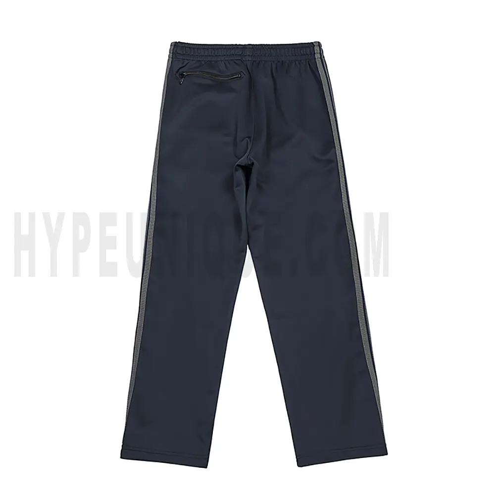 The back of the blue pants