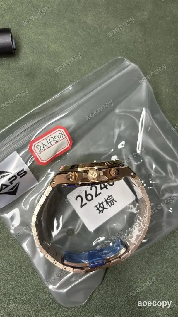 注目の新作 オーデマ・ピゲ ロイヤルオーク ローズゴールド ウォッチ 偽物 RA4350X No.0036