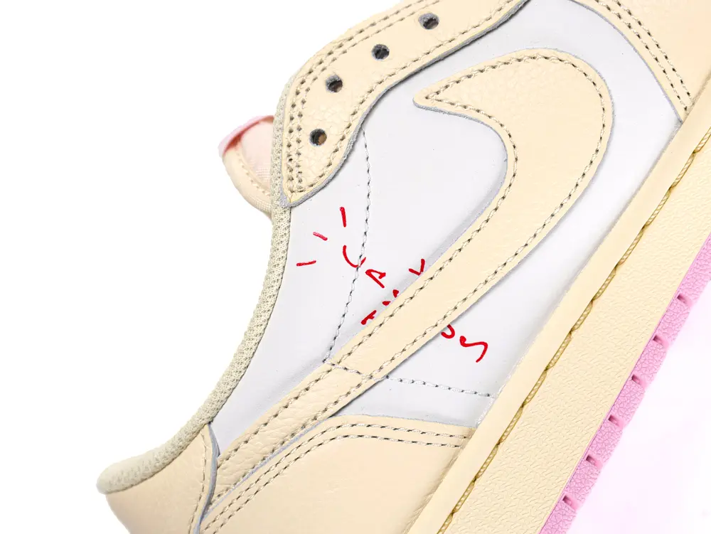 the beige swoosh