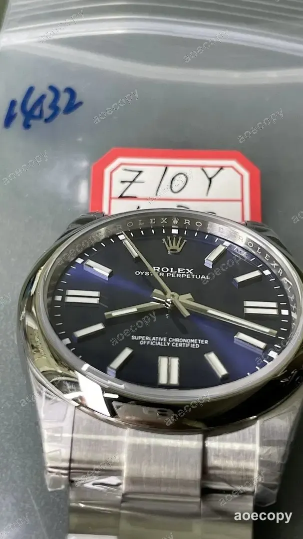 激安 ロレックス オイスターパーペチュアル ブルー ウォッチ 偽物 Z10Y1432 No.0209