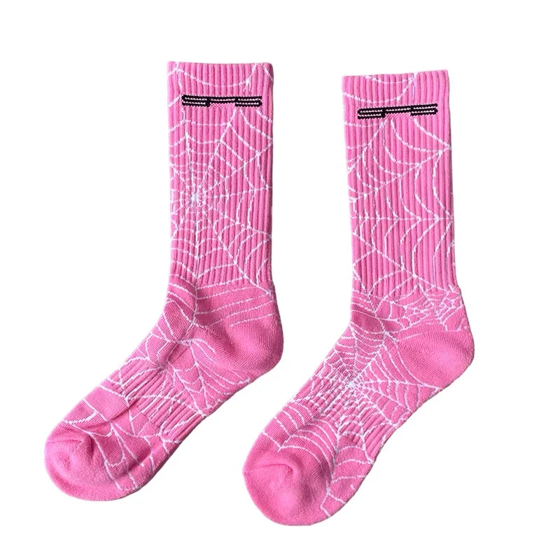 Sp5der All Over Print Socks ‘Pink’ Reps