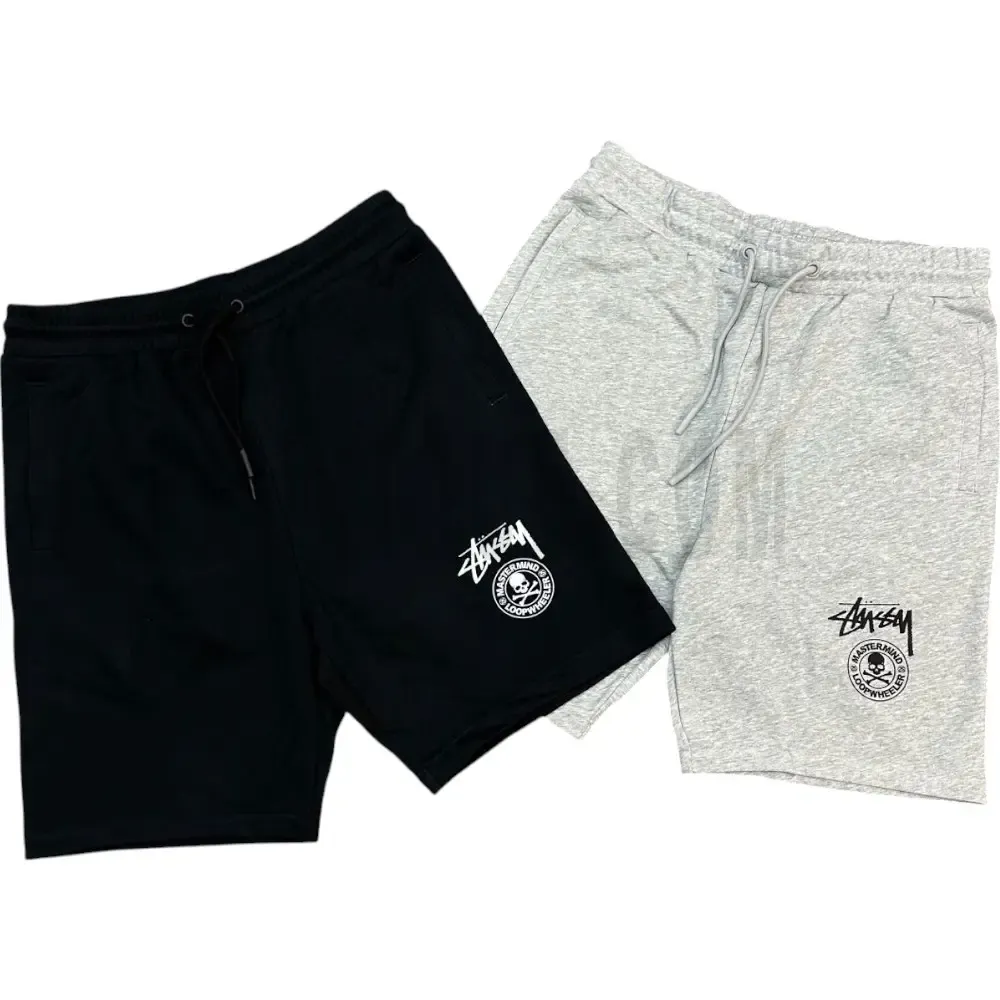 Stussy x Mastermind World Skull Logo Sweat Shorts