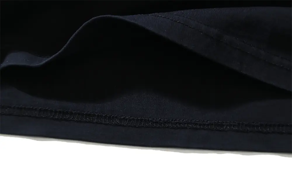 Precision cutting and sewing techniques in Shirt tail.