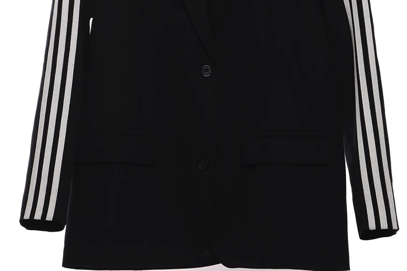 Co-branded Solid Color Lapel Single-Row Blazer Replica