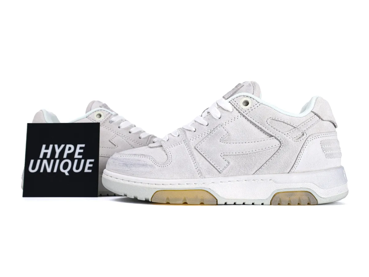 Off-White Out Of Office Vintage Leather “Grey White”