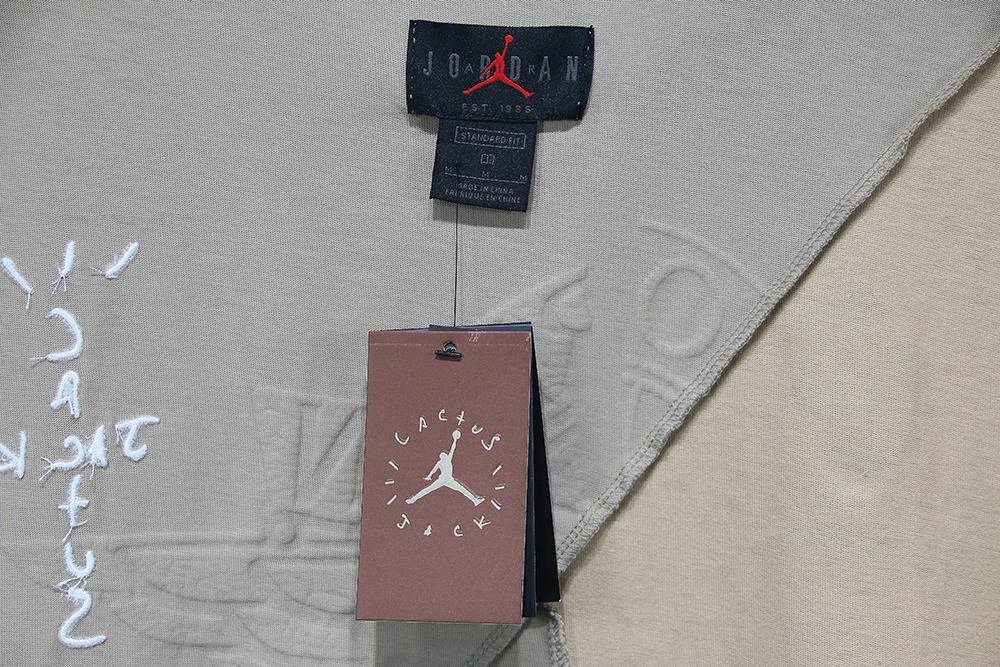 Travis Scott Cactus Jack x Jordan T-Shirt Khaki/Desert Replica