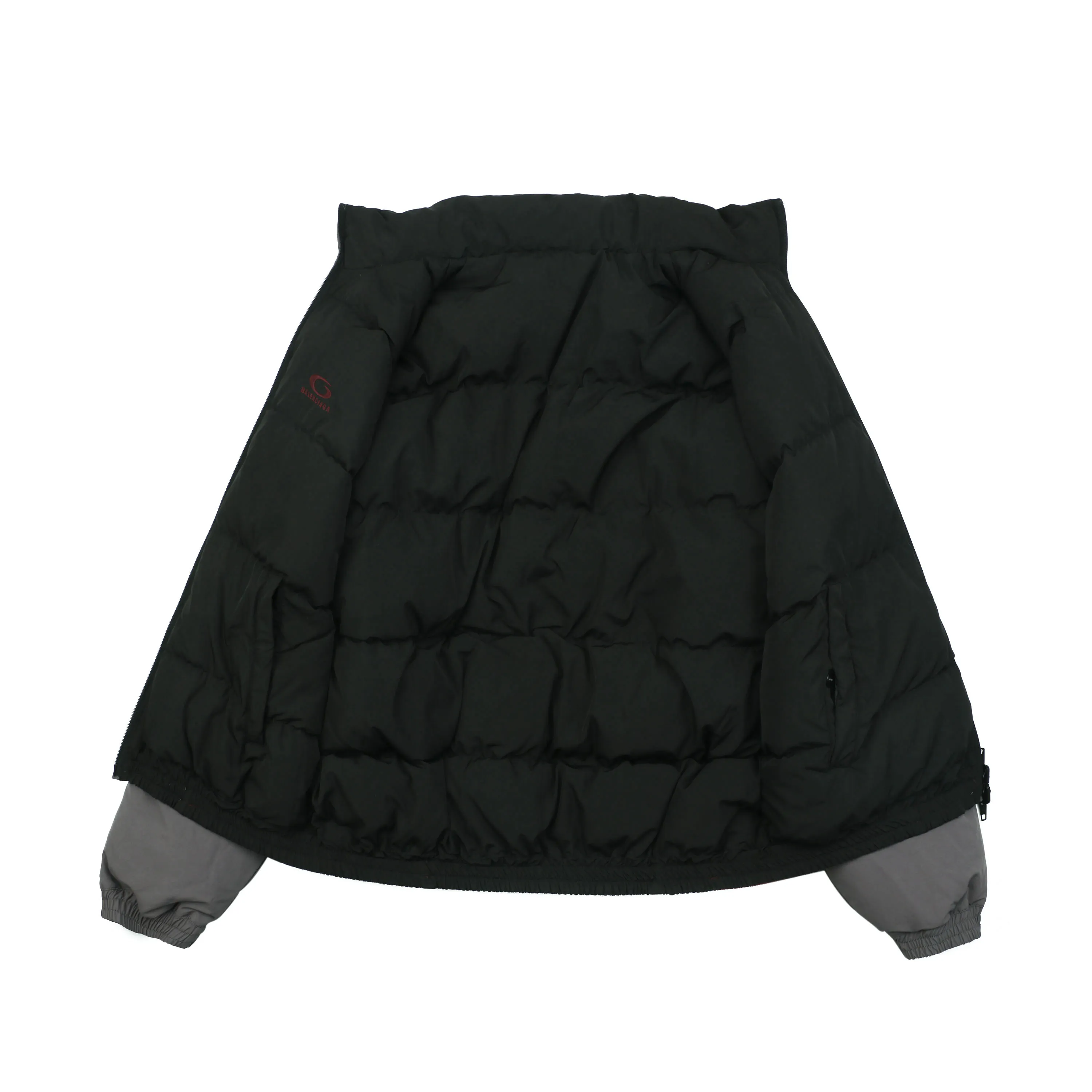 Back View BLCG Small Logo Reversible Down Jacket