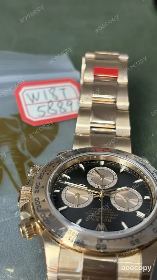 新作 ロレックス ブラック ウォッチ スーパーコピー W18T5889 No.0217
