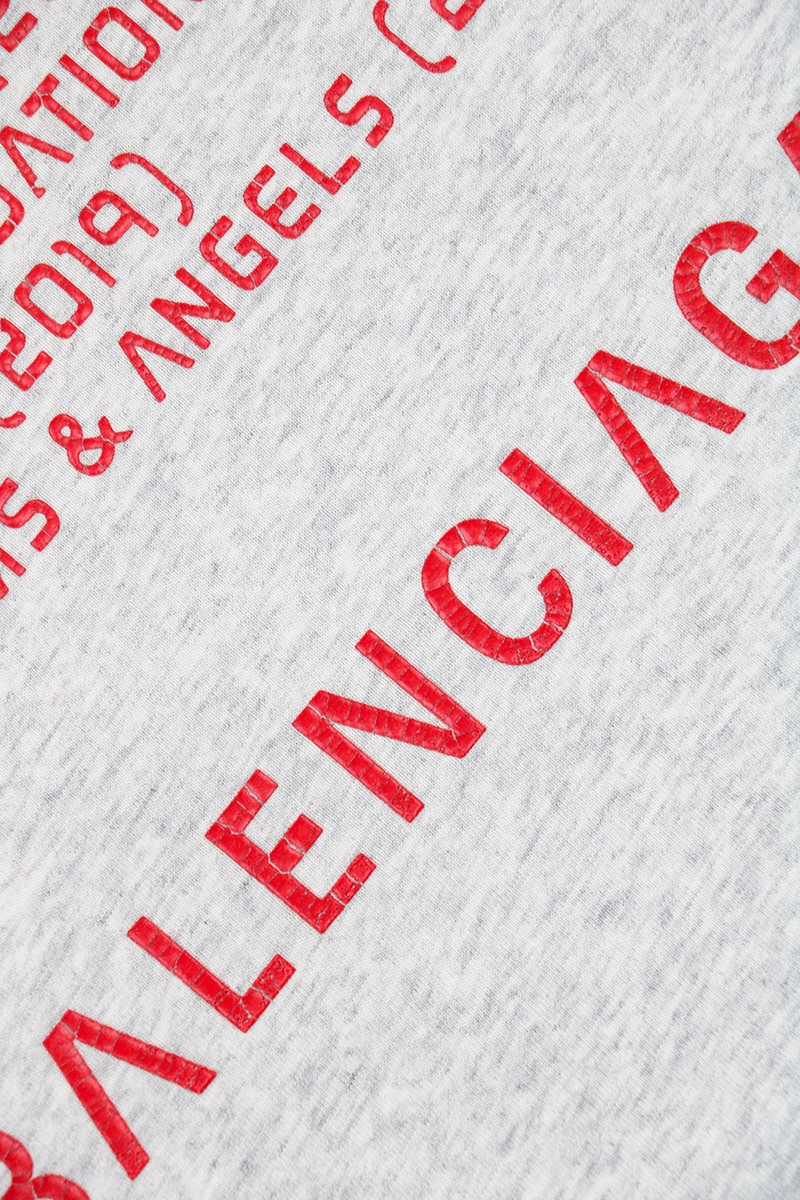 Balenciaga X Archive Inverted V Letter Music Print T-Shirt Reps