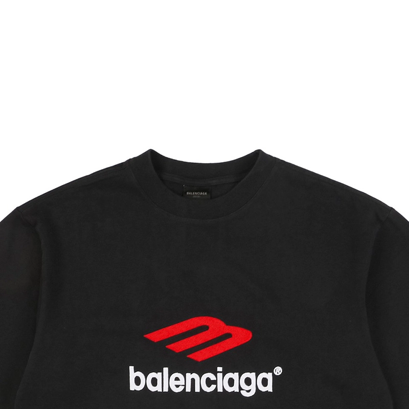 Balenciaga 3B Sports Icon Embroidered T-Shirt Reps