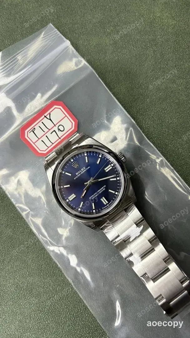 激安 ロレックス オイスターパーペチュアル ブルー ウォッチ N級品 T11Y1170 No.0178