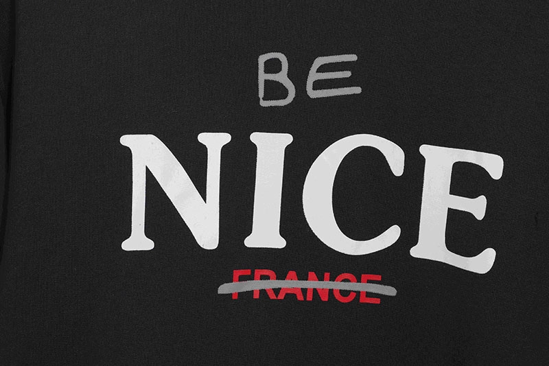 Nice Letter Hoodie Replica